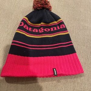 Patagonia Hot Pink Knit Beanie